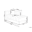 Beliani Left-Hand Chaise Longue LANNILS Fabric Off-White 3