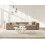Beliani Modular Sofa 3 Seater ARDAL Corduroy Light Brown 2