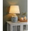 Beliani Table Lamp JAMAPA Porcelain White/ Blue 2