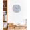 Beliani Wall Clock DAROCA 34 cm Grey 2