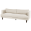 Beliani Sofa 3 Seater JARPEN Fabric Light Beige 5
