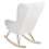 Beliani Rocking Chair LUOMA Boucle Off-White 6
