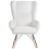 Beliani Rocking Chair LUOMA Boucle Off-White 5