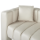 Beliani Left-Hand Chaise Longue LANNILS Fabric Off-White 6