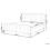 Beliani Bed Boucle LUNAN 140 x 200 cm (EU Double) Taupe 4