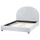 Beliani Bed Chenille VAUCLUSE 140 x 200 cm (EU Double) Light Blue 6
