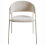 Beliani Set of 2 Dining Chairs ALANSON Chenille Light Beige 4