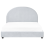 Beliani Bed Chenille VAUCLUSE 140 x 200 cm (EU Double) Light Blue 4
