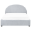 Beliani Ottoman Bed VAUCLUSE Chenille Light Blue 140 x 200 cm (EU Double) 4