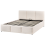 Beliani Ottoman Bed BOUSSE Boucle Off-White 140 x 200 cm (EU Double) 6