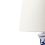 Beliani Table Lamp CARMEN Porcelain White/ Blue 5