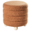 Beliani Pouffe CHILLY Boucle Golden Brown 4