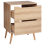 Beliani Vanity Unit CARIACICA 60 cm Light Brown 4