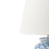 Beliani Table Lamp JAUCA Porcelain White/ Blue 5