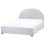 Beliani Ottoman Bed VAUCLUSE Chenille Light Blue 140 x 200 cm (EU Double) 5