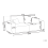 Beliani 3 Seater SANDORA Corduroy Off-White 3