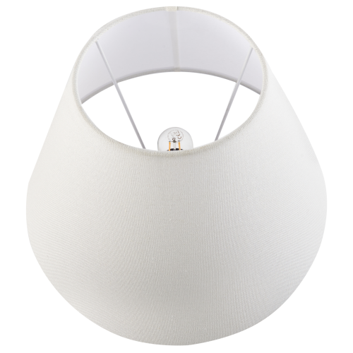 Beliani Table Lamp SORRAIA Porcelain White/ Blue 1