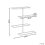 Beliani Wall Mounted Wine Rack EINSTEINIUM Metal Black 3