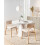 Beliani Set of 2 Dining Chairs MILLS Boucle Light Brown/Light Beige 2