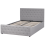 Beliani Ottoman Bed AMIENS Fabric Light Grey 140 x 200 cm (EU Double) 3