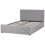 Beliani Ottoman Bed AMIENS Fabric Light Grey 160 x 200 cm (EU King Size) 6