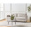 Beliani Sofa 3 Seater MALA Fabric Light Beige 2