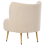 Beliani Armchair OTSBY II with Cushion Boucle Beige 6