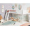 Beliani Mid Sleeper Bed Pine Wood ASCOUX 90 x 200 cm (EU Single) White 2