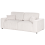 Beliani 3 Seater SANDORA Corduroy Off-White 5
