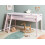 Beliani Mid Sleeper Bed Pine Wood ASCOUX 90 x 200 cm (EU Single) Pink 2