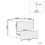 Beliani Wall Mounted Vanity Unit QUINTELA 60 cm Black 3