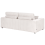 Beliani 3 Seater SANDORA Corduroy Off-White 6