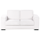 Beliani 2 Seater VIKRAN Corduroy White 4