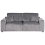 Beliani 3 Seater SANDORA Corduroy Grey 4