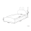 Beliani Kids Bed Rabbit Boucle PERROS 90 x 200 cm (EU Single) Beige 3