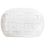 Beliani Pouffe BODLA Synthetic Material White 5