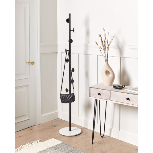 Beliani Coat Stand NOTUS Black 1