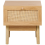Beliani 1 Drawer Bedside Table NIVO Light Brown 5