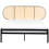 Beliani Bed PE Rattan BOULIN 140 x 200 cm (EU Double) Black 5