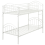 Beliani Bunk Bed Metal CHARTRES 90 x 200 cm (EU Single) White 4