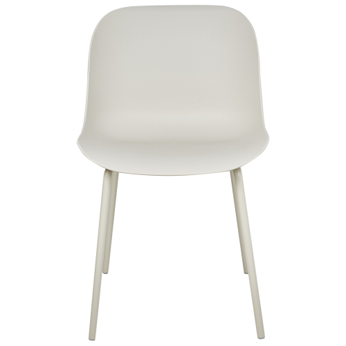 Beliani Set of 2 Dining Chairs BELOIT Light Beige 1