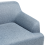 Beliani Sofa 3 Seater SOSJO Fabric Blue 6