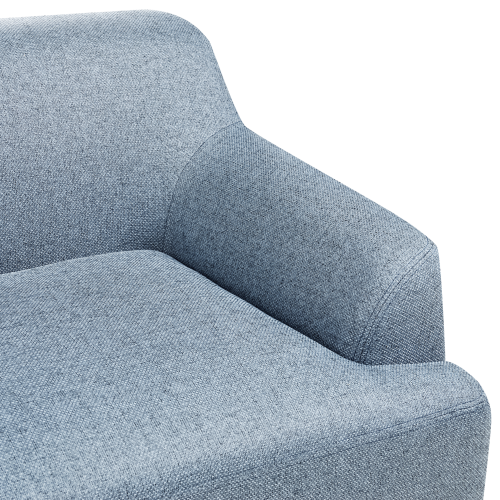 Beliani Sofa 3 Seater SOSJO Fabric Blue 1