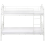 Beliani Bunk Bed Metal CHARTRES 90 x 200 cm (EU Single) White 5