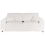 Beliani 3 Seater SANDORA Corduroy Off-White 4