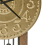 Beliani Wall Clock NOBELIUM Metal Gold 5