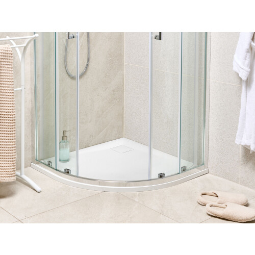 Beliani Shower Tray PARON 800 x 800 x 30 mm White 1