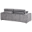 Beliani 3 Seater SANDORA Corduroy Grey 5