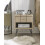 Beliani 1 Drawer Bedside Table BETIN Faux Leather Beige 2