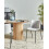 Beliani Set of 2 Dining Chairs ESBON Fabric Light Grey 2